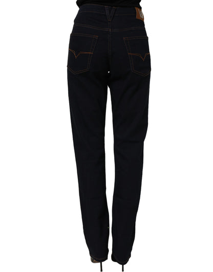 Versace Jeans Couture Blue High Waist Skinny Denim Trouser Jeans
