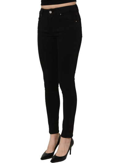 Dolce & Gabbana Black Cotton Stretch Skinny Denim Jeans