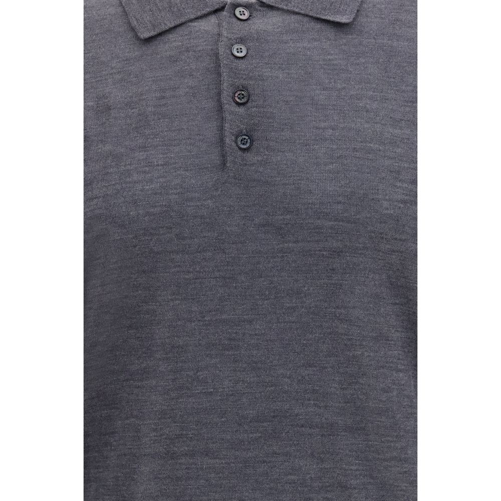 Dress Shirt by Golden Goose for men in virgin wool gray & patterned showcases a sleek silhouette, elegantly detailed with a sleek and for a sleek finish.