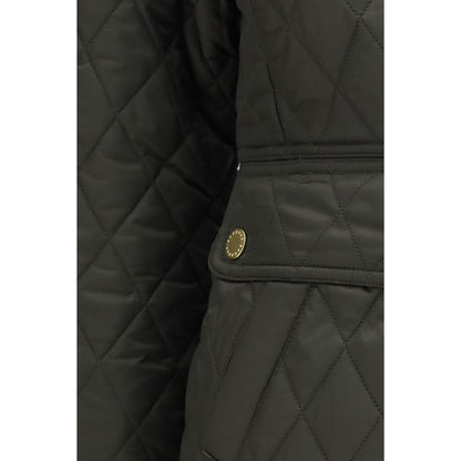 Puffer Jacket by Barbour for women in polyester polyamide corduroy bicolour & patterned features a dramatic silhouette, showcasing a sophisticated and distinctive pockets, insulated & windproof for a dramatic aesthetic.