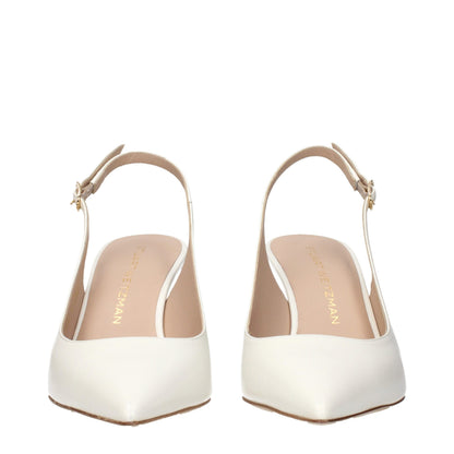 Stuart Weitzman Beige Leather High Heel Pumps