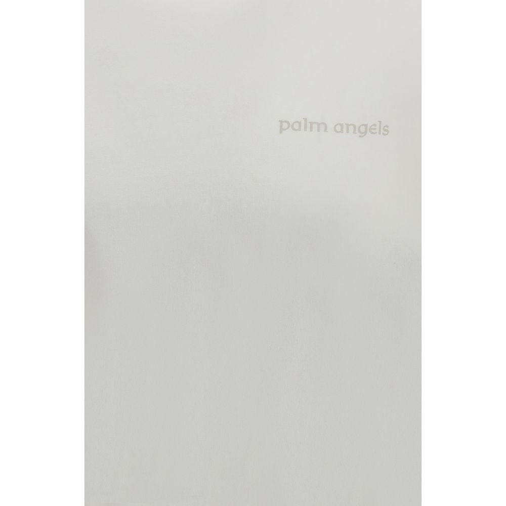 T-Shirt by Palm Angels for men in cotton white features an on trend silhouette, perfectly showcasing a on trend and crew neckline for an elevated aesthetic.