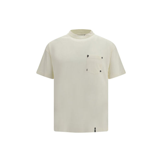 T-Shirt by Palm Angels for men in cotton white & print features an edgy silhouette, meticulously detailed with a sophisticated short-sleeve and crew neckline for a truly edgy finish.