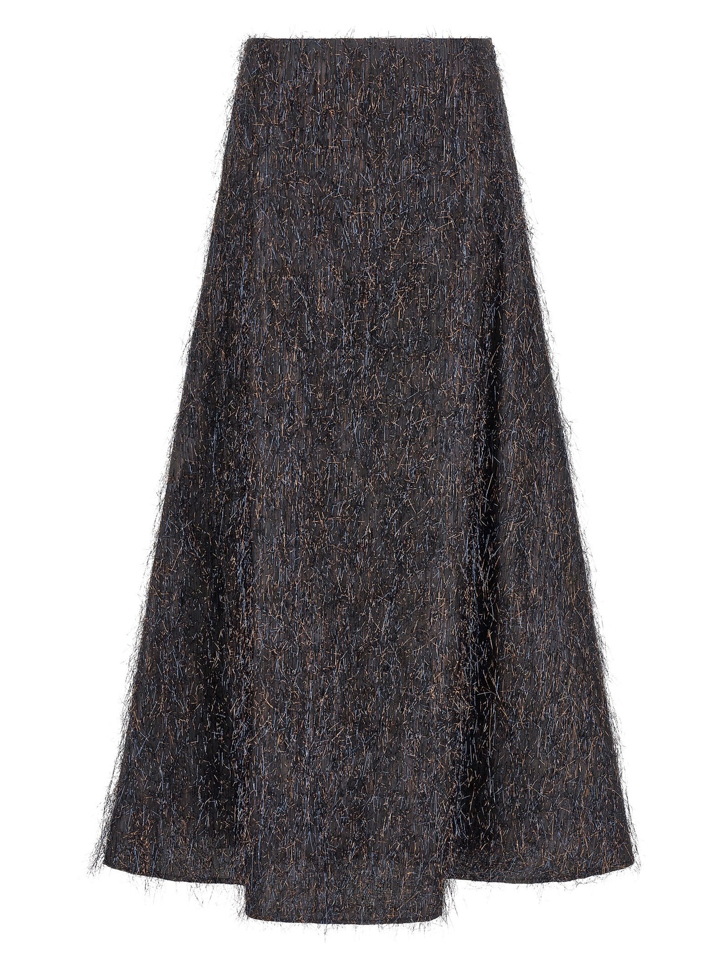 Skirt by Peserico for women in polyester & viscose blue & bronze features an relaxed-yet-refined silhouette that elegantly showcases the Play Women's A Line Flared Polyester & Viscose Skirt design and sophisticated midi.