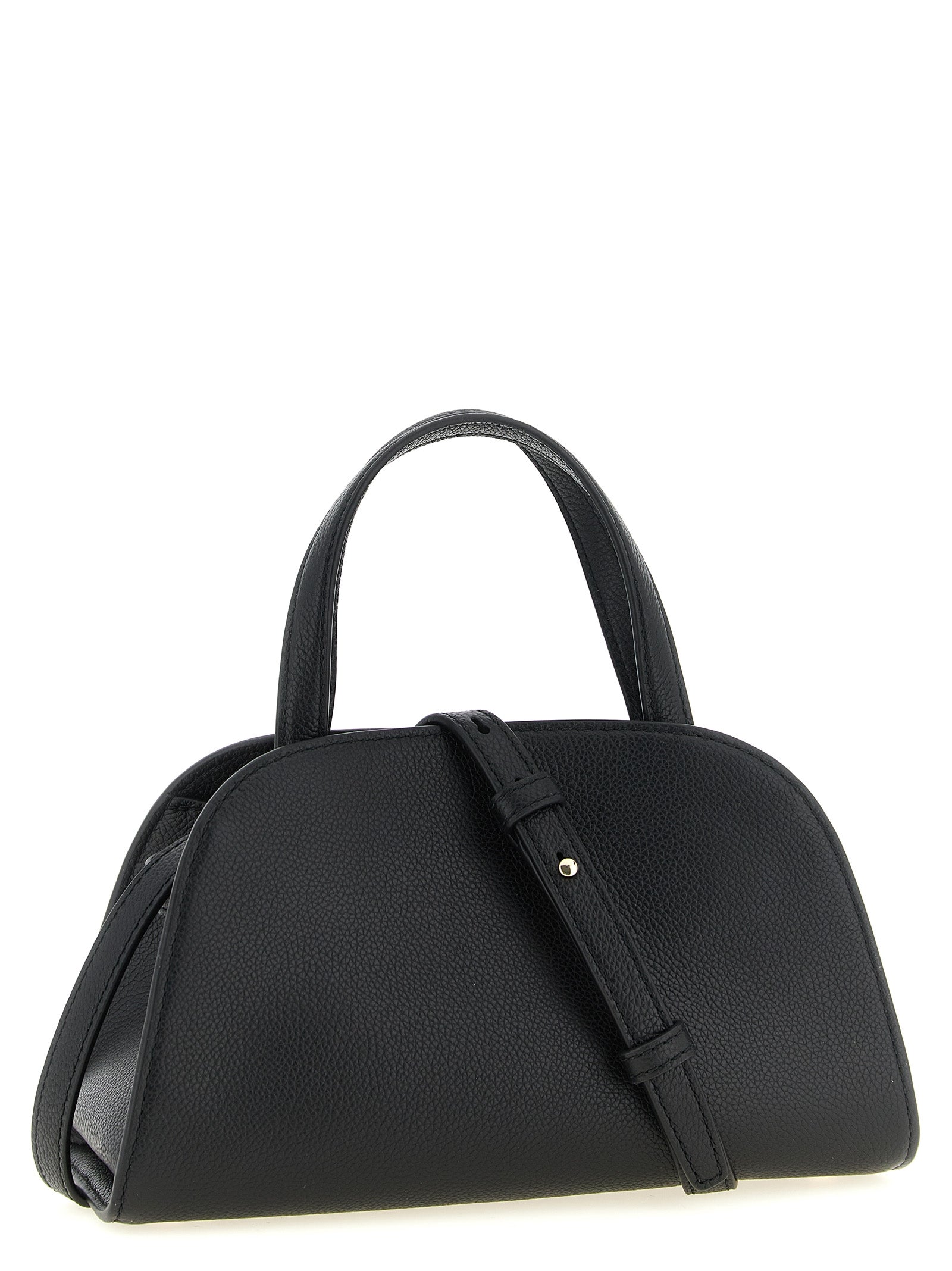 Small Crossbody Handbag by Tory Burch for women in bos taurus cowhide leather black, gold & signature features an versatile silhouette, showcasing a secure and versatile with versatile crossbody-strap, shoulder-strap, adjustable-strap & handle for a versatile finish.