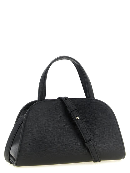 Small Crossbody Handbag by Tory Burch for women in bos taurus cowhide leather black, gold & signature features an versatile silhouette, showcasing a secure and versatile with versatile crossbody-strap, shoulder-strap, adjustable-strap & handle for a versatile finish.