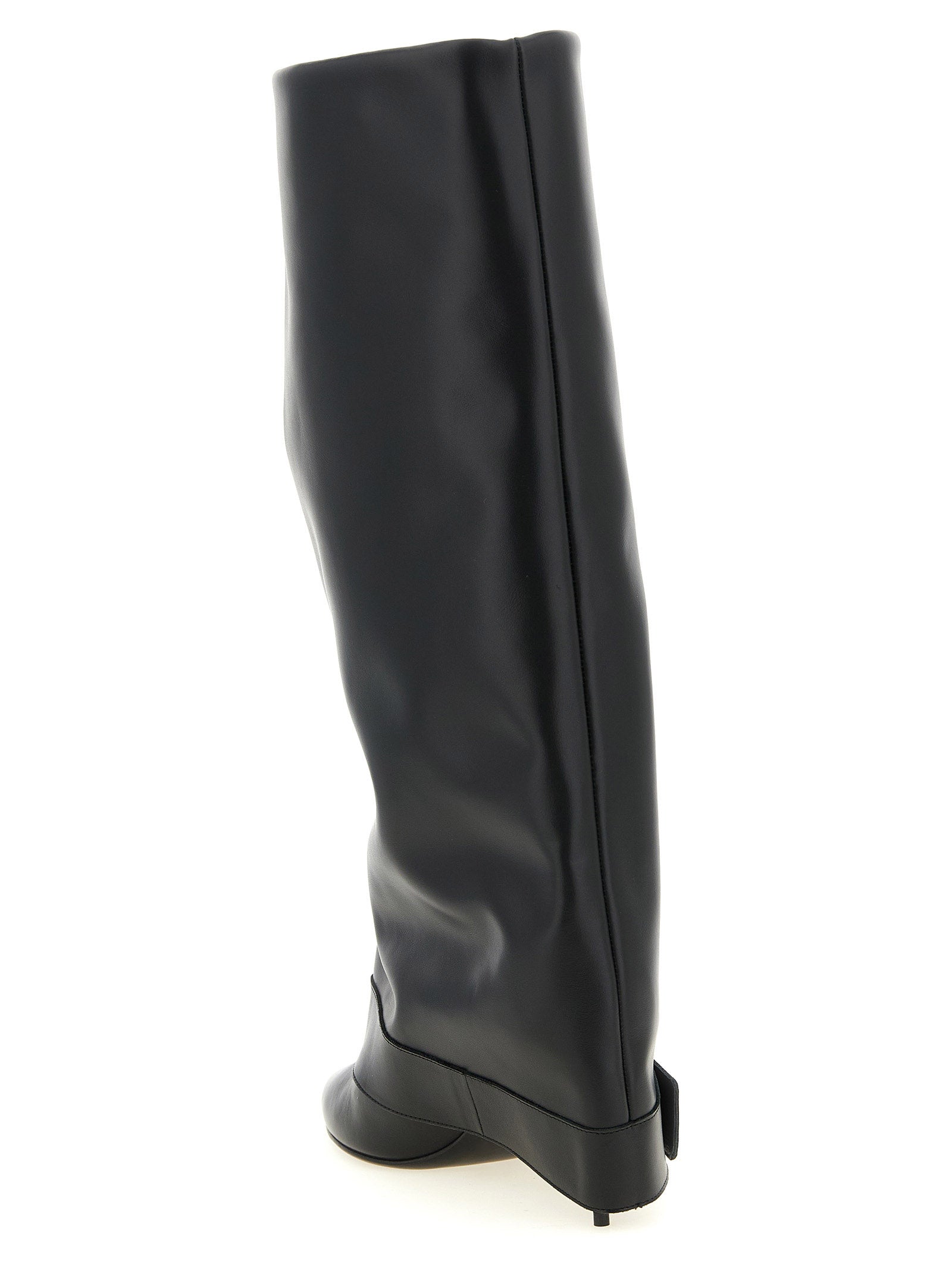 Ankle Over-The-Knee Strap Boots by Balmain for women in calfskin leather black & gold features an enchanting design from the Anthem Women's Calfskin Leather Ankle Over-The-Knee Strap Boots collection, highlighting a enchanting and for a refined look.