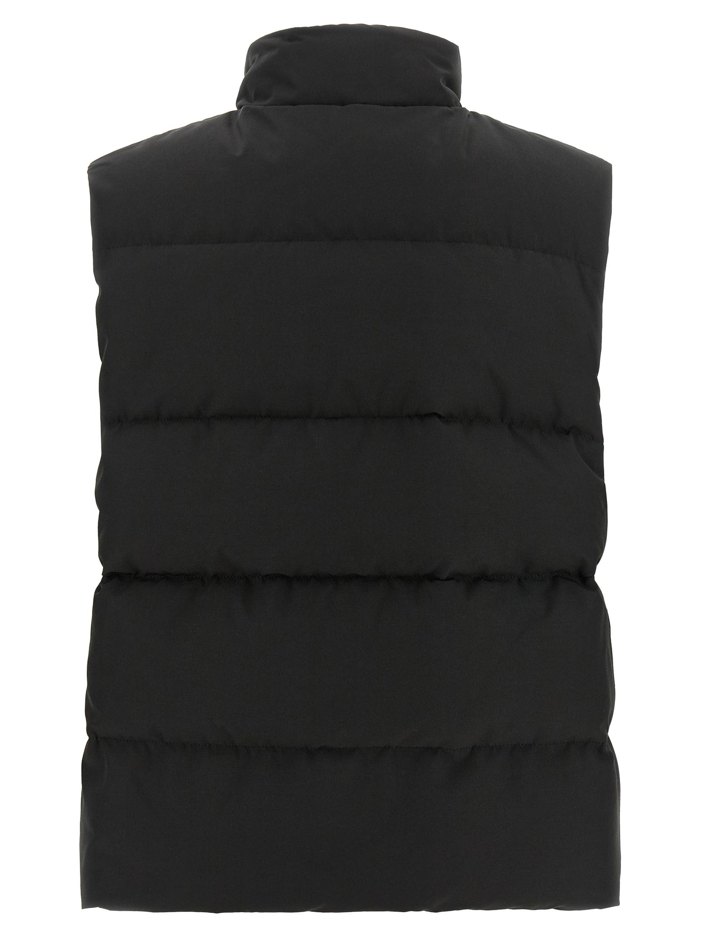 Vest by Canada Goose for women in cotton polyester black features a enviable silhouette, elegantly detailed with a enviable high-neck neckline and functional thermal & pockets for a enviable finish.