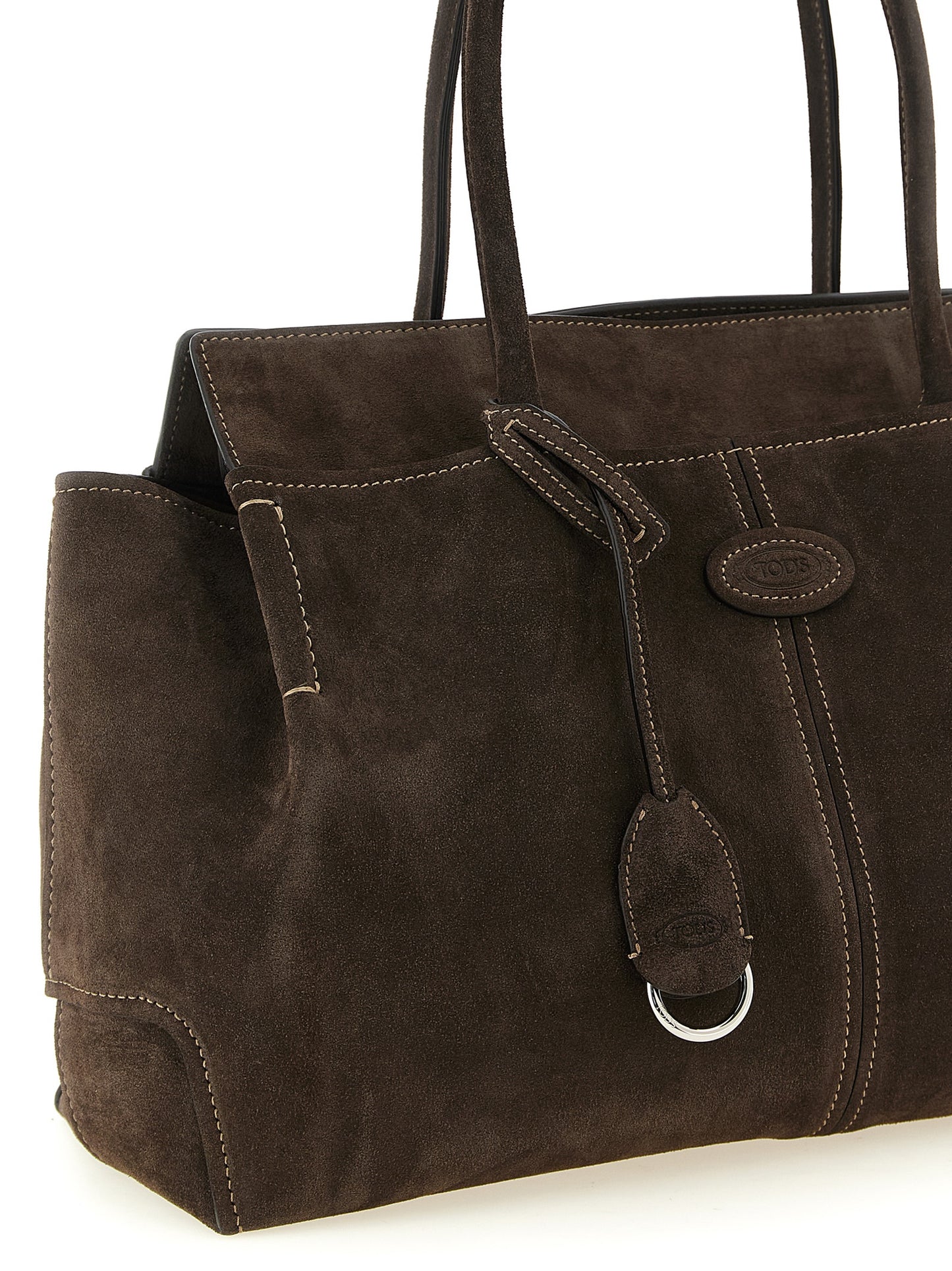 Mountain Backpack Handbag by Tod's for women in bos taurus suede calfskin leather brown presents a ornamental silhouette, showcasing a secure zipper, ample , and versatile handle for a ornamental finish.