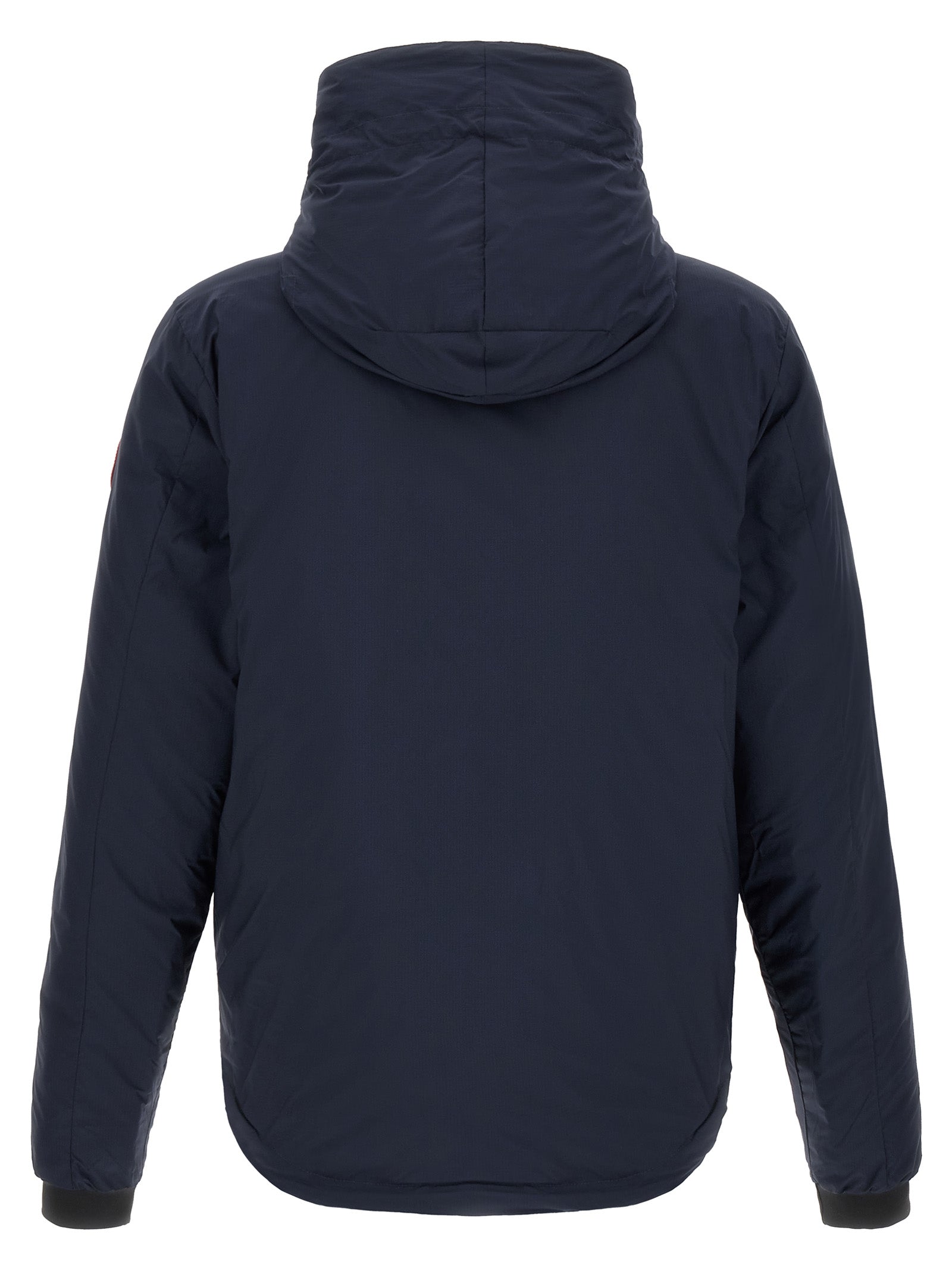 Hooded Overcoat by Canada Goose for men in polyamide navy features a cosy chic silhouette, artfully detailed with a sophisticated hooded neckline and premium windproof, lightweight, pockets, hooded & insulated for a cosy chic finish.