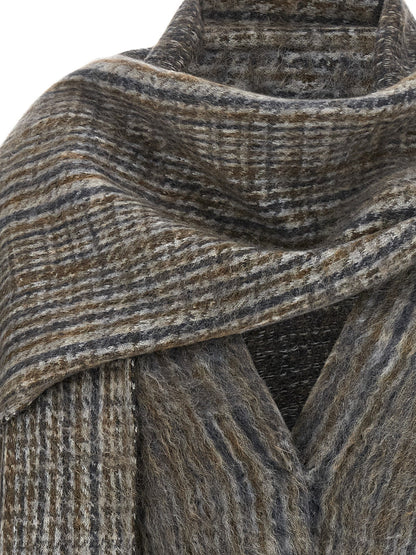 Brunello Cucinelli Gray Wool Cardigan
