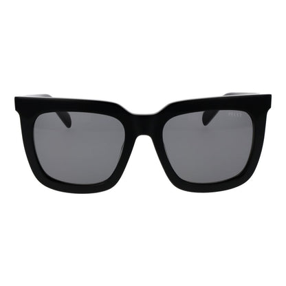 Emilio Pucci Rectangle Non-Polarized Dark-Tint Acetate Sunglasses - Black