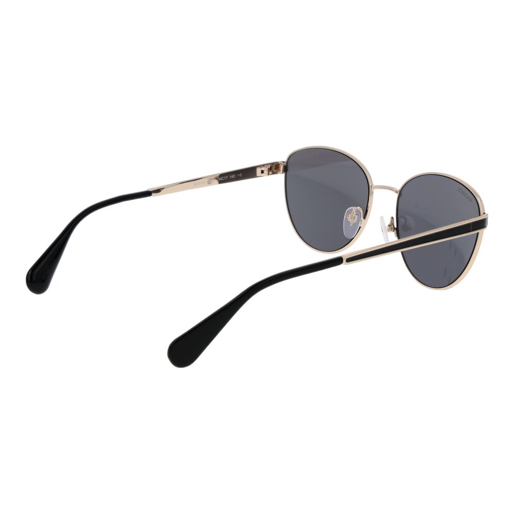 Max & Co Cat-Eye Mirrored Dark-Tint Metal Sunglasses - Silver