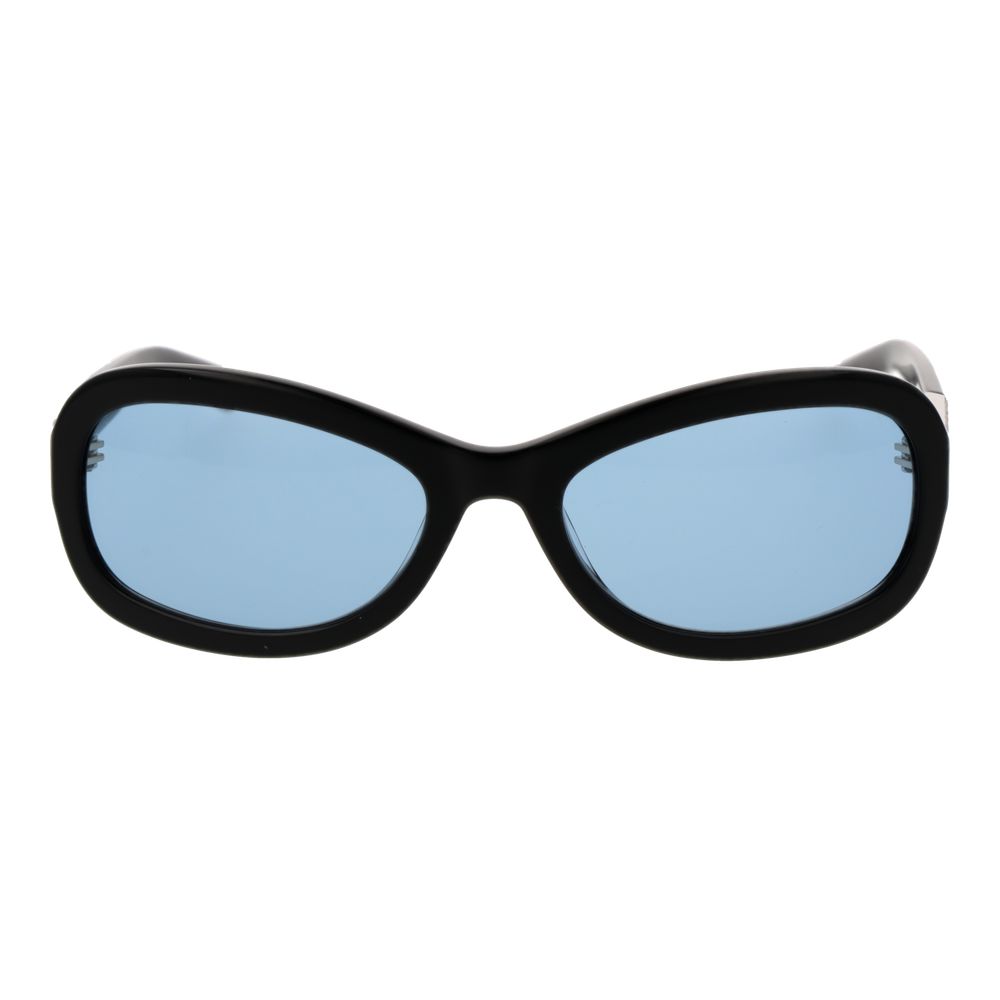GCDS Oval Non-Polarized Medium-Tint Acetate Sunglasses - Black