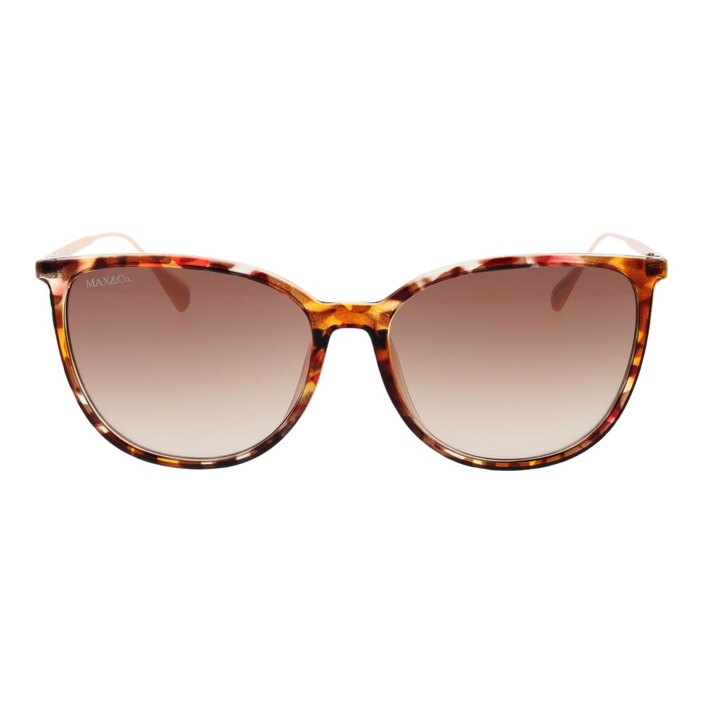 Max & Co Butterfly Gradient Medium-Tint Plastic Sunglasses - Brown