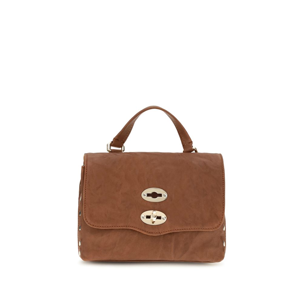 Shoulder Flap Bag by Zanellato for women in suede leather brown & signature features a effortless sophistication silhouette, secured by a flap, zipper & clasp with ample built-in-compartments and versatile shoulder-strap, handle & adjustable-strap for a effortless sophistication finish.