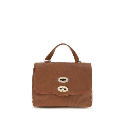 Shoulder Flap Bag by Zanellato for women in suede leather brown & signature features a effortless sophistication silhouette, secured by a flap, zipper & clasp with ample built-in-compartments and versatile shoulder-strap, handle & adjustable-strap for a effortless sophistication finish.