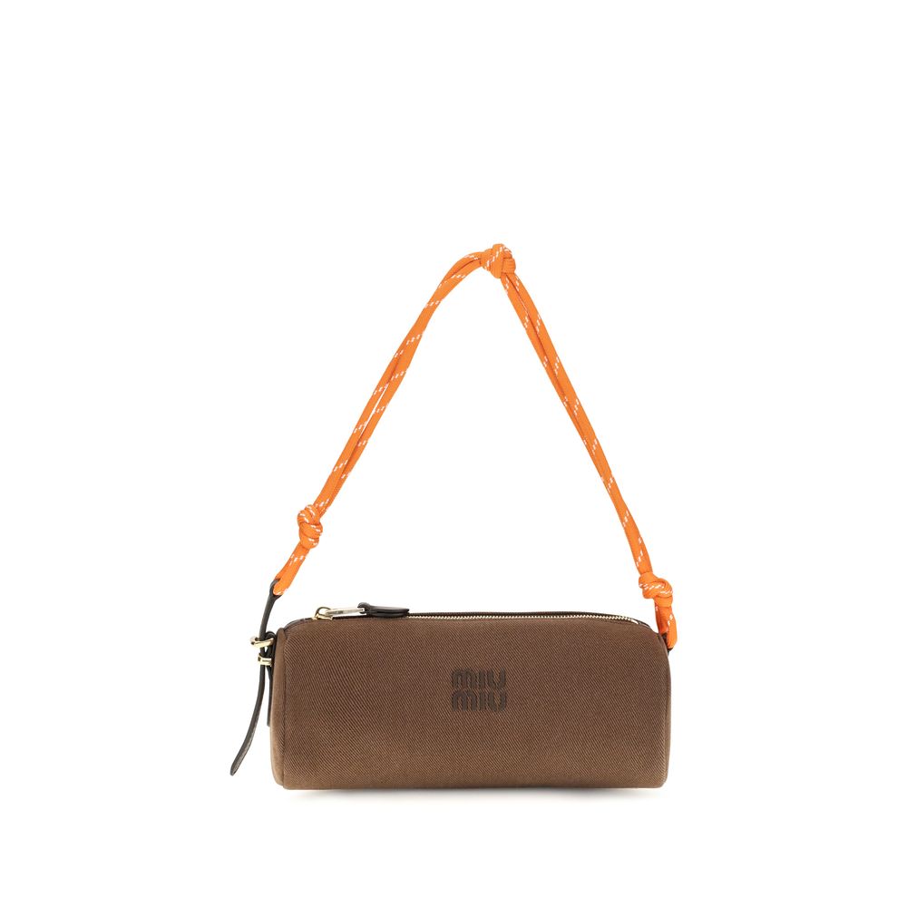 Wallet by Miu Miu for women in cotton brown presents a refined silhouette, artfully capturing the essence of the Cotton Wallet design with sophisticated for a refined look.