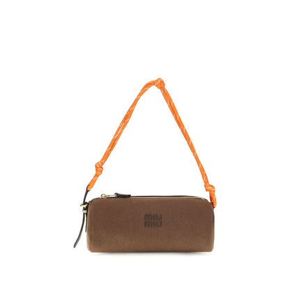 Wallet by Miu Miu for women in cotton brown presents a refined silhouette, artfully capturing the essence of the Cotton Wallet design with sophisticated for a refined look.