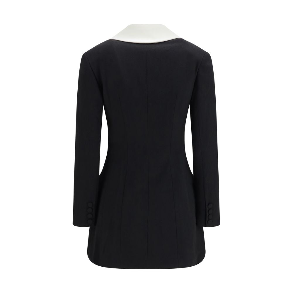 Blazer by Self-Portrait for women in wool black showcases a discerning silhouette, elegantly detailed with a sophisticated and premium for a truly discerning finish.