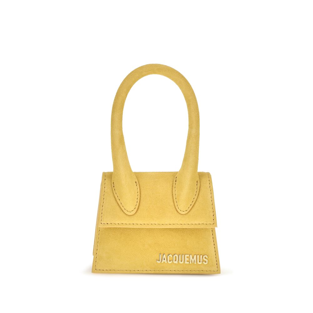 Mini Shoulder Flap Bag by Jacquemus for women in bos taurus calf leather bicolour & gold features a enviable silhouette, showcasing a secure flap & magnetic, ample , and enviable shoulder-strap & handle for a enviable finish.
