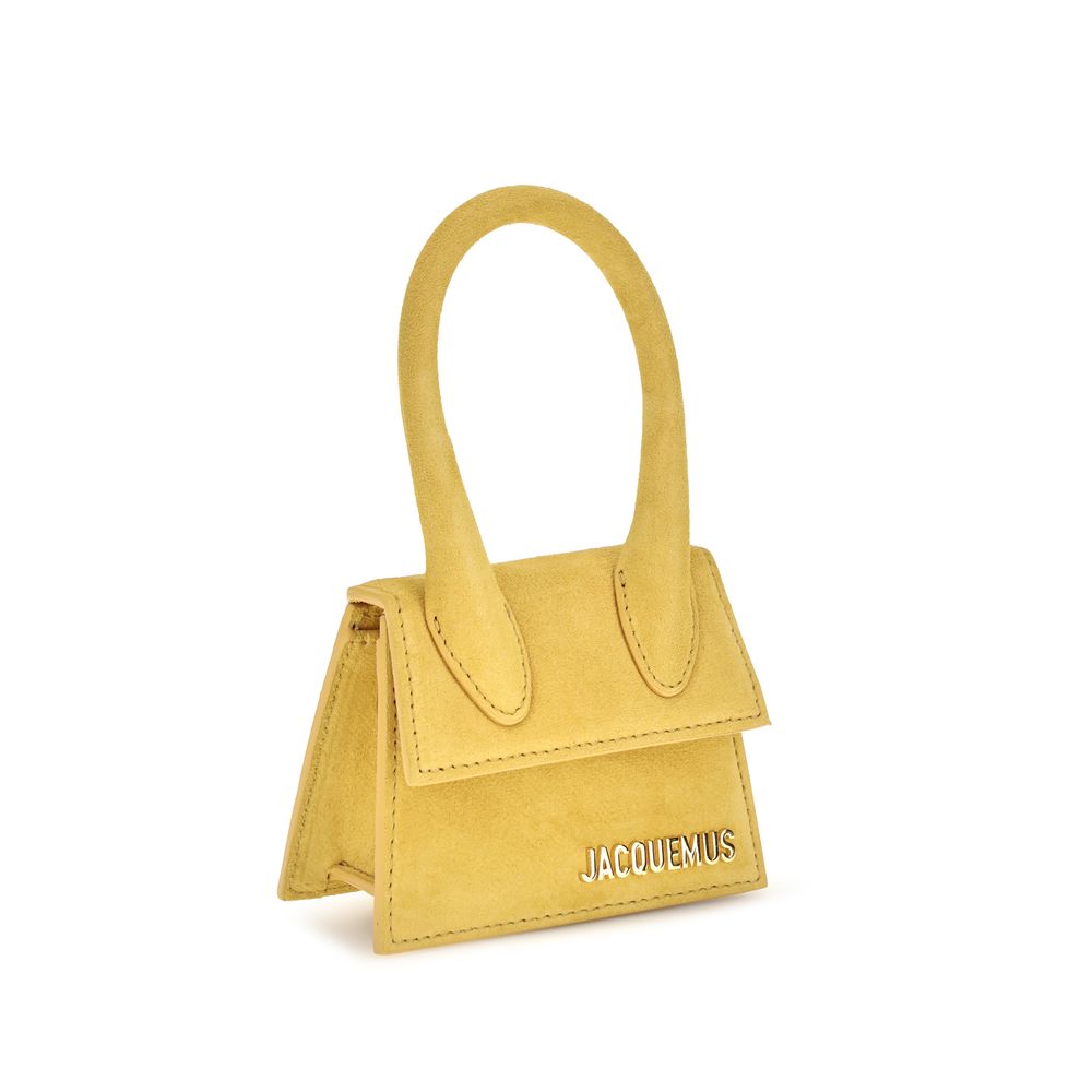 Mini Shoulder Flap Bag by Jacquemus for women in bos taurus calf leather bicolour & gold features a effortless sophistication silhouette, secured by a flap & magnetic with ample and versatile shoulder-strap & handle for a effortless sophistication finish.