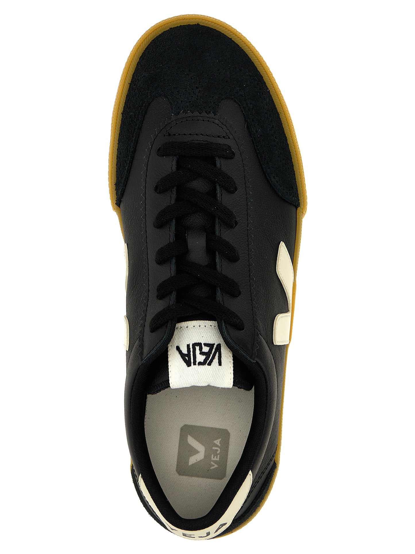 Sneakers by Veja for men in suede calfskin leather black features an versatile design from the Men's Low Top Suede Calfskin Leather Sneakers collection, highlighting a versatile low-top style for a premium, high-fashion look.