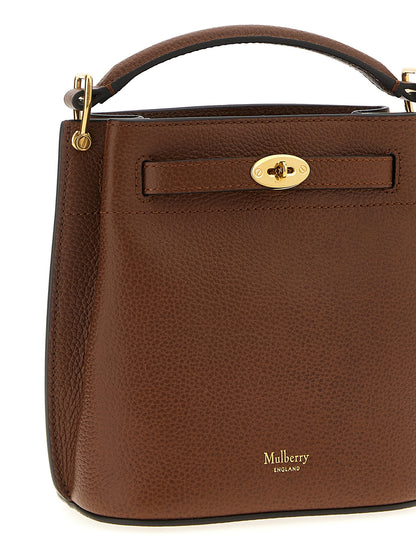 Large Crossbody Bucket Handbag by Mulberry for women in calfskin leather brown & signature features an versatile silhouette, showcasing a secure and versatile with versatile crossbody-strap, shoulder-strap, adjustable-strap, belt-strap & handle for a versatile finish.