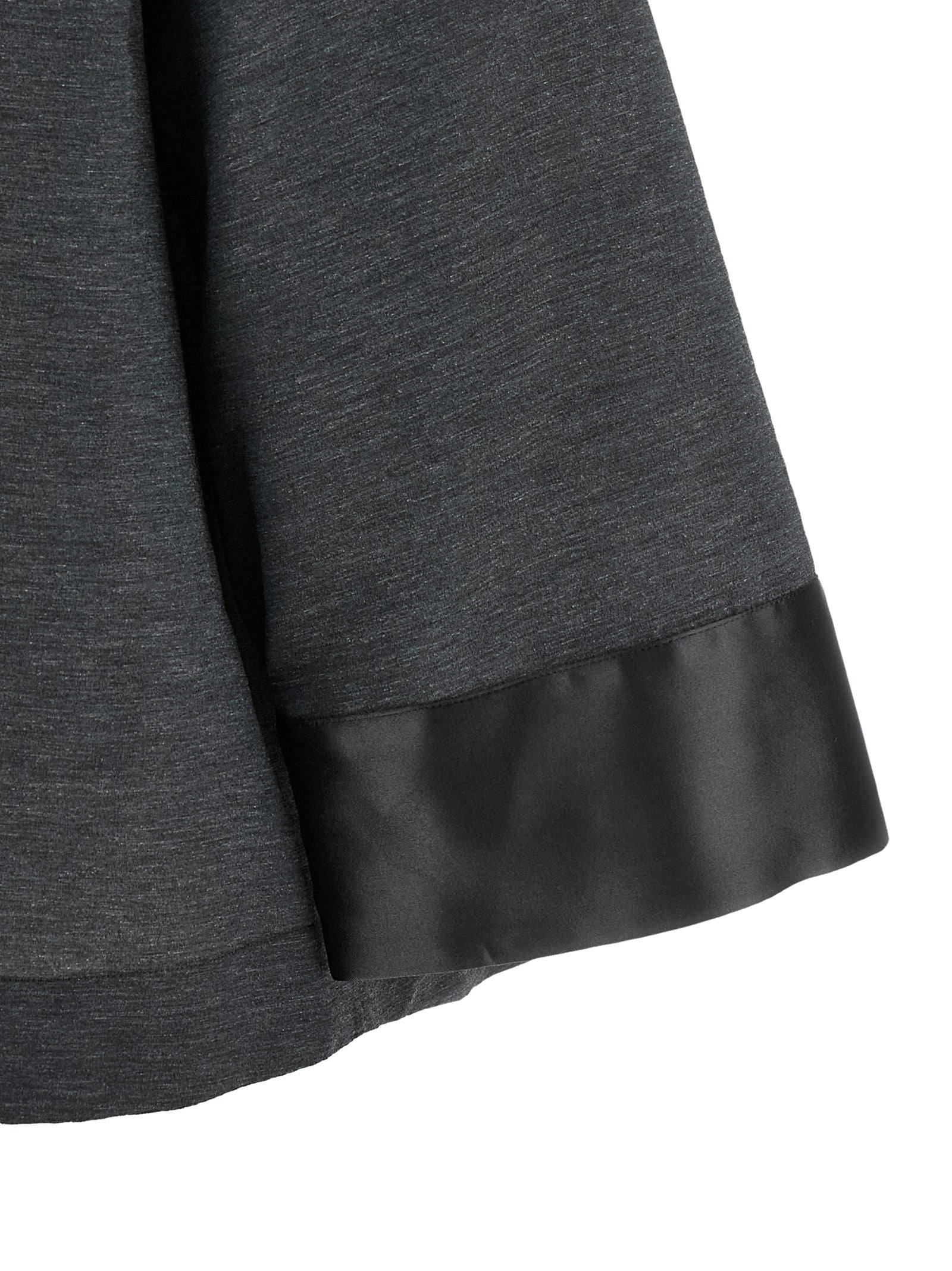 Blouse by Peserico for women in lyocell polyamide satin black, dark-gray & gray features an architectural silhouette with a refined and elegant for a architectural look.