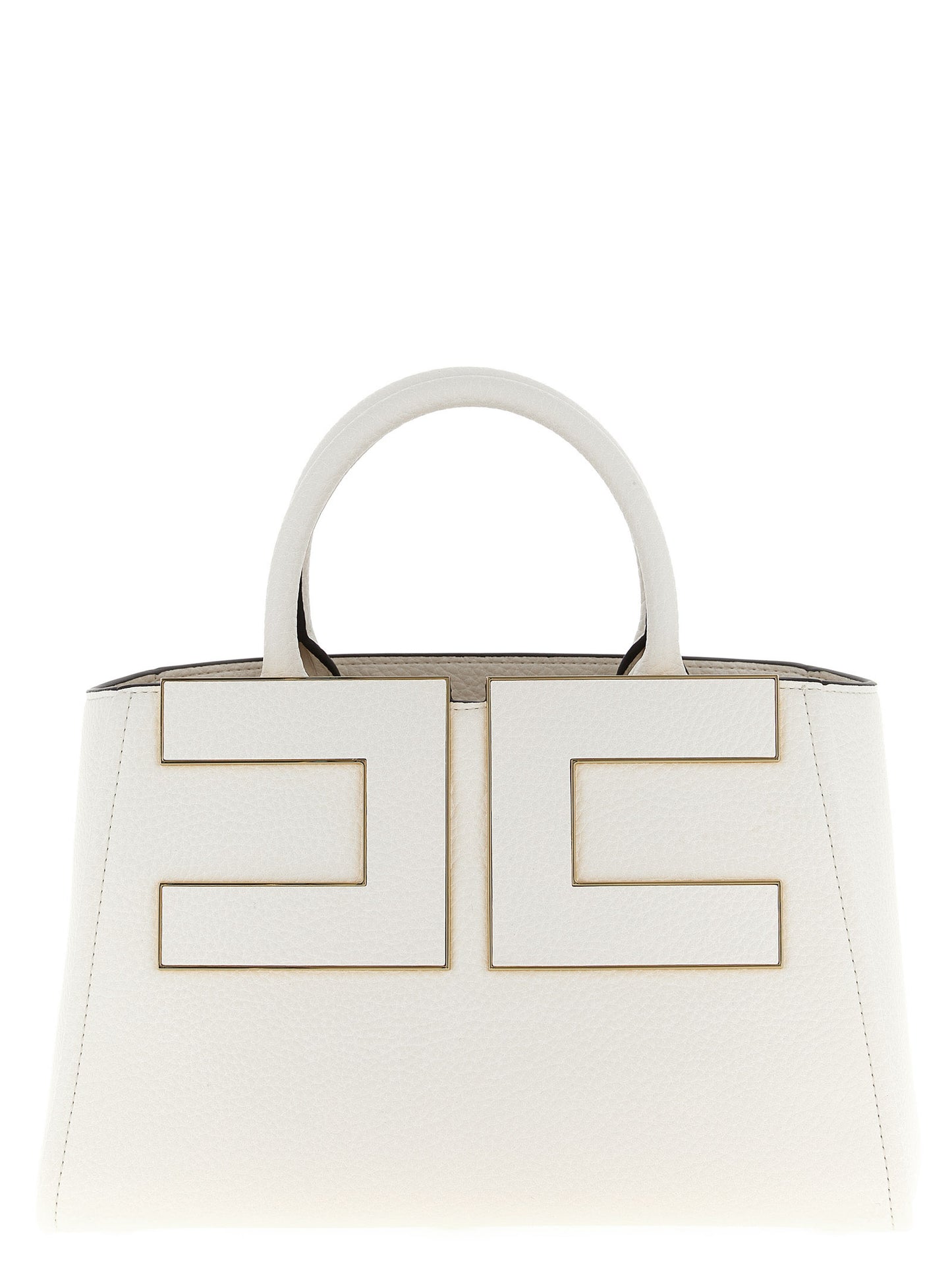 Tote Bag by Elisabetta Franchi for women in polyester polyurethane leather white features an sumptuous Polyester Polyurethane Leather Tote Bag design with a secure , ample , and versatile shoulder-strap & adjustable-strap for an sumptuous finish.