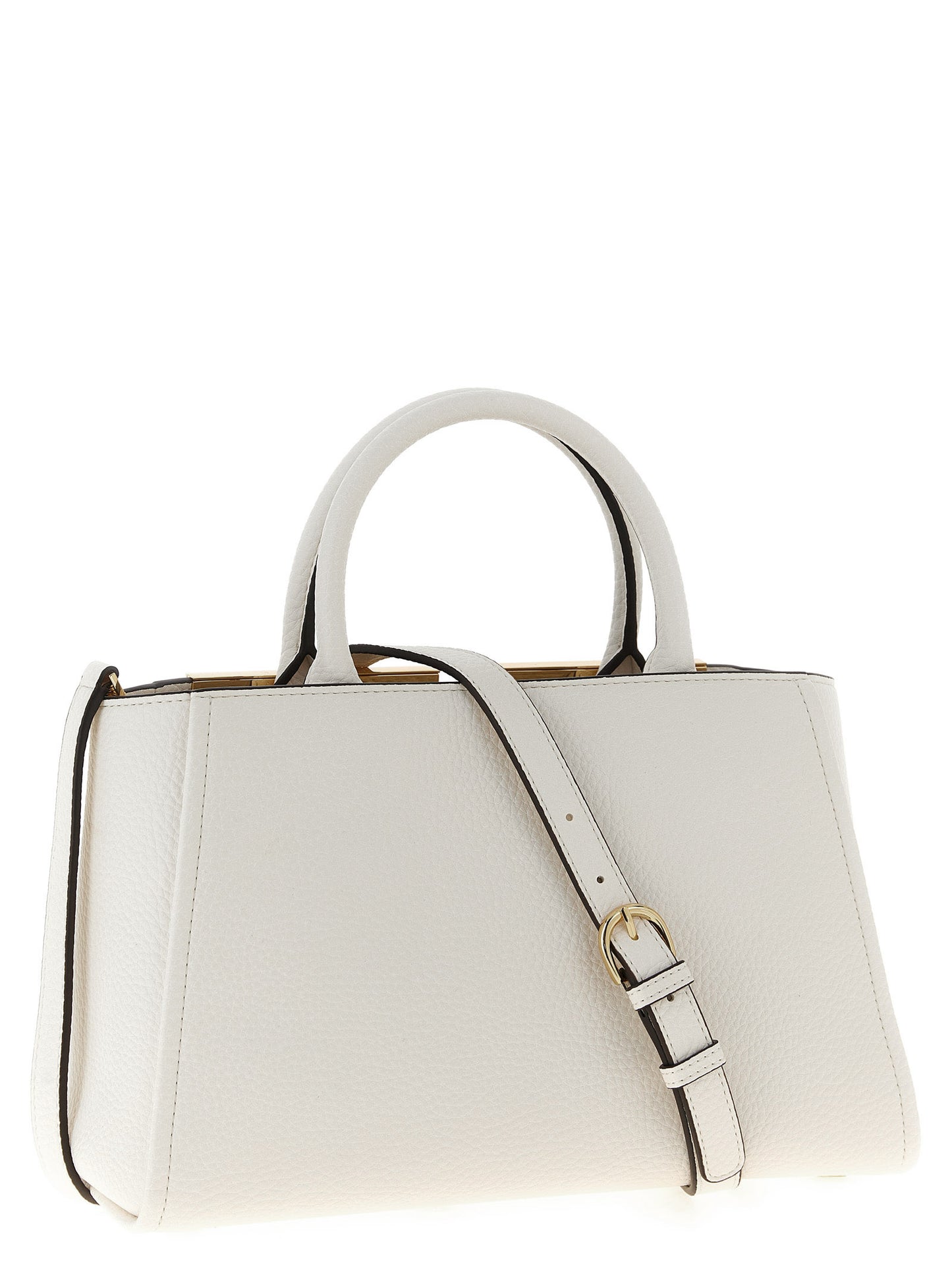 Tote Bag by Elisabetta Franchi for women in polyester polyurethane leather white features a distinguished Polyester Polyurethane Leather Tote Bag design, complete with a secure , ample , and versatile shoulder-strap & adjustable-strap for a distinguished look.