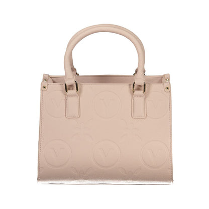 Mario Valentino Pink Polyurethane Women's Bag with Handles