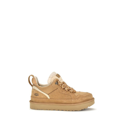 Sneakers by UGG for men in eva & bos taurus suede calf leather beige presents a on trend silhouette from the Men's Chunky EVA & Bos Taurus Suede Calf Leather Sneakers collection, showcasing a on trend chunky style for an elevated aesthetic.