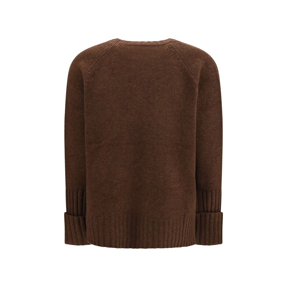 Sweatshirt by Tory Burch for women in merino wool brown & floral features an magnificent silhouette, showcasing a sophisticated crew neckline and detail for a truly magnificent finish.