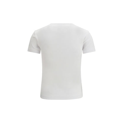 T-Shirt by Off-White for women in stretch cotton white features an on trend silhouette, perfectly showcasing a on trend and for an elevated aesthetic.