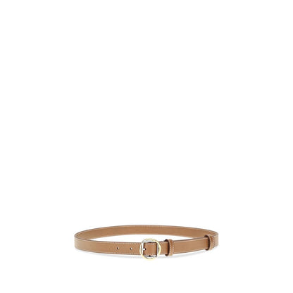 Belt by Jacquemus for women in bos taurus calf leather beige, gold, silver & signature features a versatile silhouette, artfully showcasing the versatile design of the Bos Taurus Calf Leather Belt for a sophisticated, premium finish.