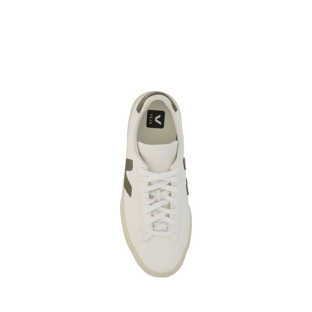 Sneakers by Veja for men in bos taurus calf suede leather white & signature features an fashionable silhouette, showcasing the premium Men's Low Top Bos Taurus Calf Suede Leather Sneakers in a fashionable low-top style that offers a fashionable finish for refined style.