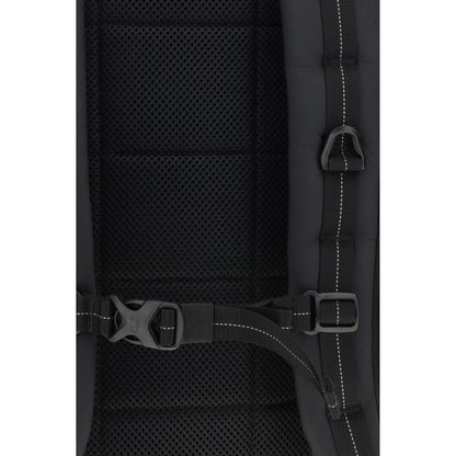 Backpack by Parajumpers for men in nylon polyester & canvas black, yellow & signature presents a versatile Icon Nylon Polyester & Canvas Backpack design, showcasing a secure zipper with ample external-pockets & laptop-compartment and versatile backpack-strap, adjustable-strap & handle for a versatile finish.