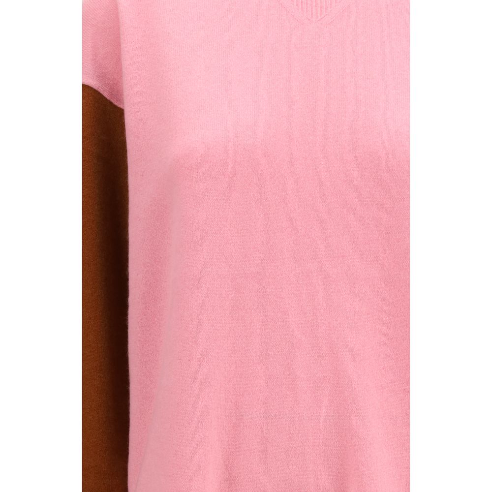Sweatshirt by Guest in Residence for women in cashmere & capra leather multicolor & signature features an enviable silhouette, showcasing a premium and refined crew neckline for a truly enviable finish.