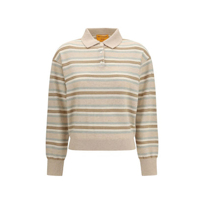 Sweatshirt by Guest in Residence for women in fabric beige & striped features a unrivaled silhouette with a refined and unrivaled detailing for a sophisticated look.