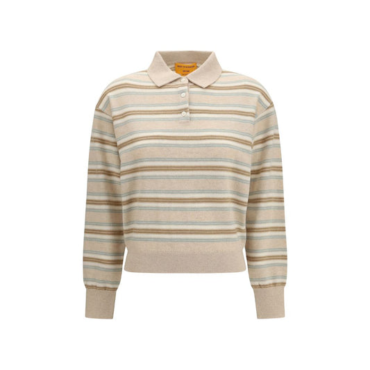 Sweatshirt by Guest in Residence for women in fabric beige & striped features a unrivaled silhouette with a refined and unrivaled detailing for a sophisticated look.
