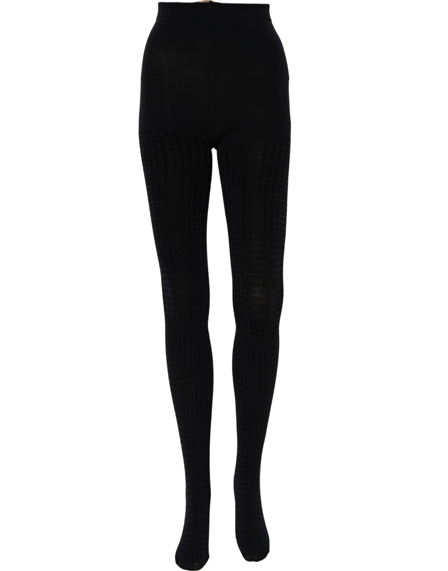 Dolce & Gabbana Black Nylon Tights Stocking Pantyhose Socks