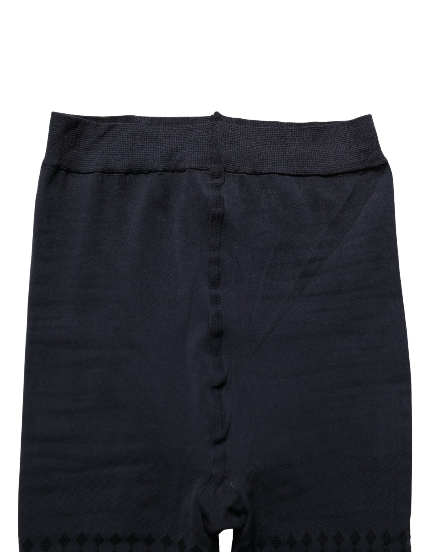 Dolce & Gabbana Black Nylon Tights Stocking Pantyhose Socks