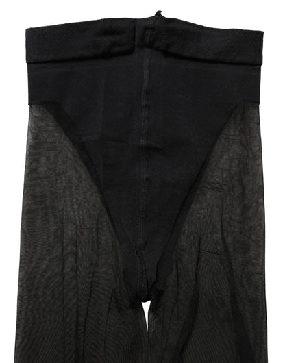 Dolce & Gabbana Black Nylon Sheer Tights Stockings Pantyhose Socks