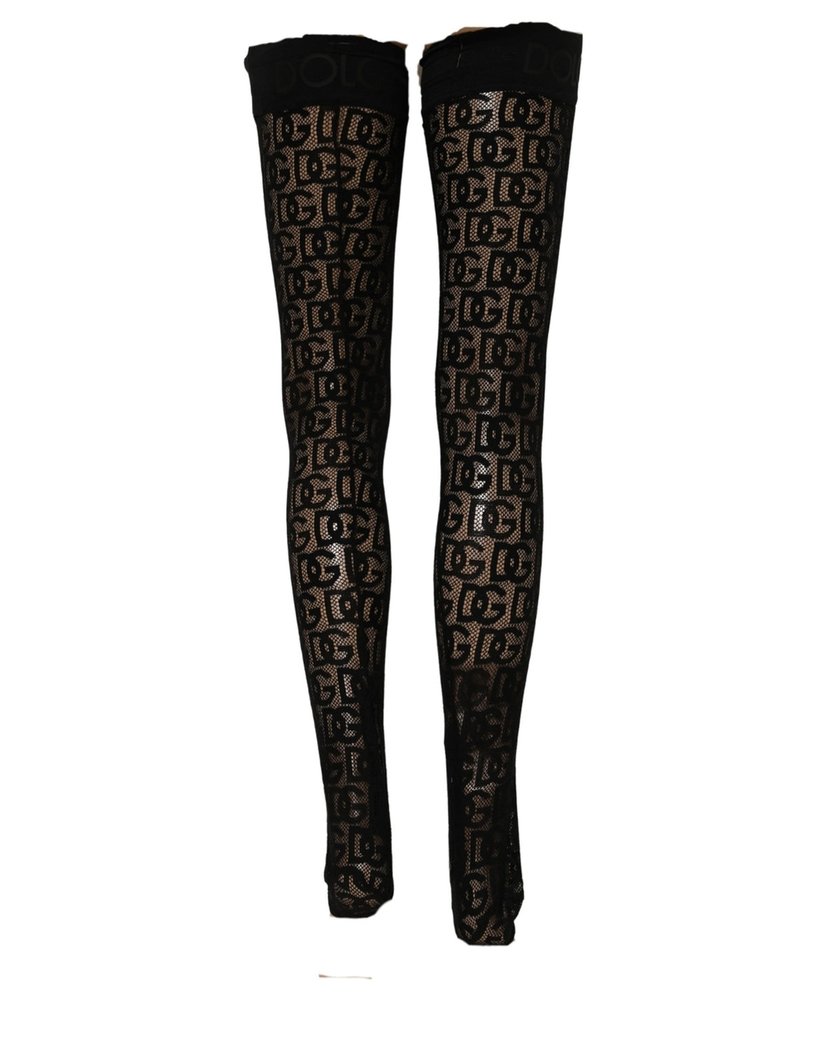 Pantyhose by Dries Van Noten for women in stretch nylon purple, violet, floral & signature features a cute silhouette, showcasing the sophisticated elegance of the Women's Stretch Nylon Pantyhose design.