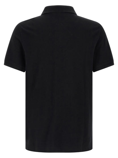 Polo Shirt by Canada Goose for women in cotton black showcases a sharp silhouette, detailed with a refined asymmetric neckline and sharp for a sophisticated finish.