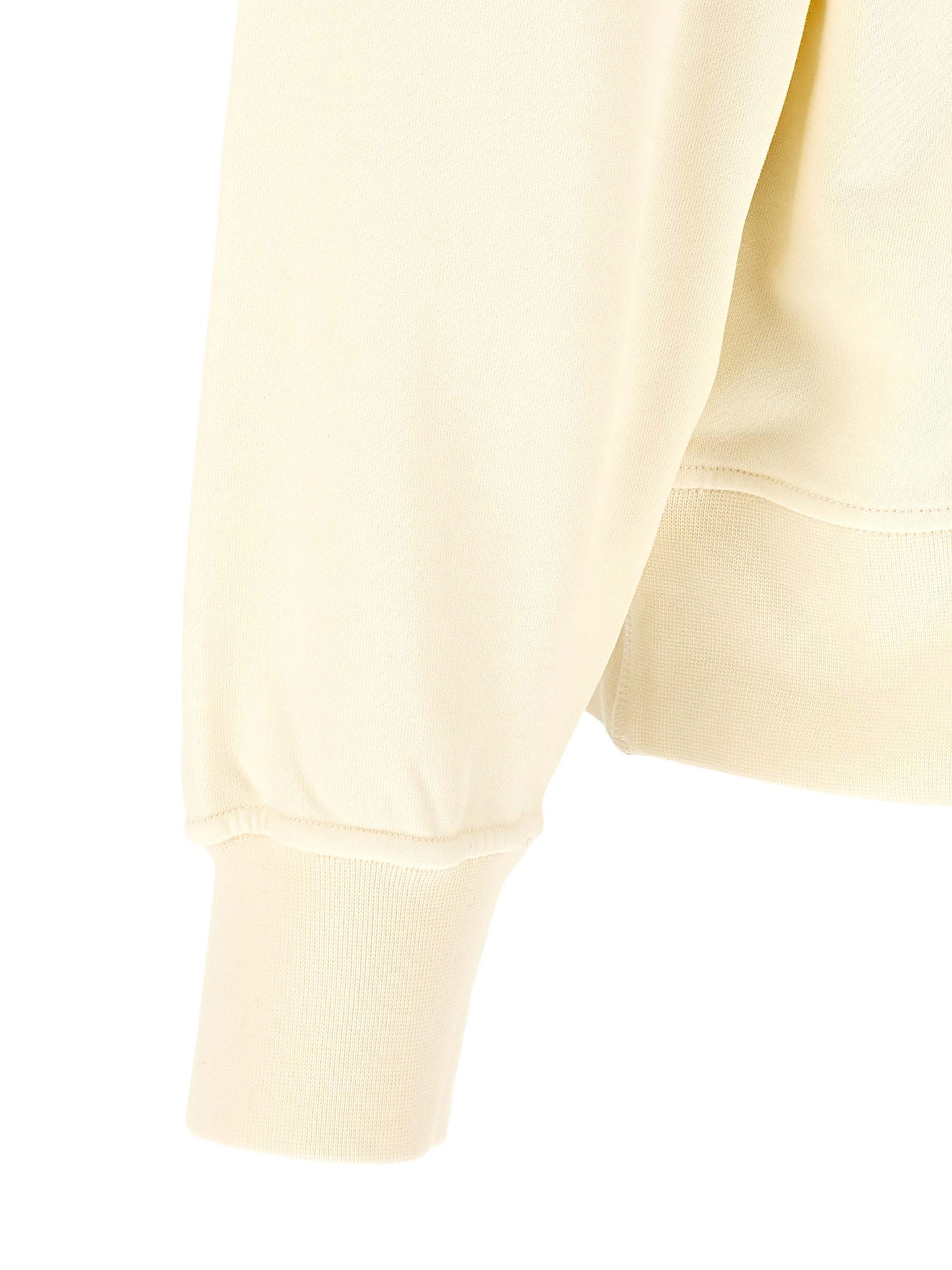 Sweatshirt by Stone Island for men in cotton canvas ivory, white & signature features an magnificent silhouette, showcasing a sophisticated and detail for a truly magnificent finish.