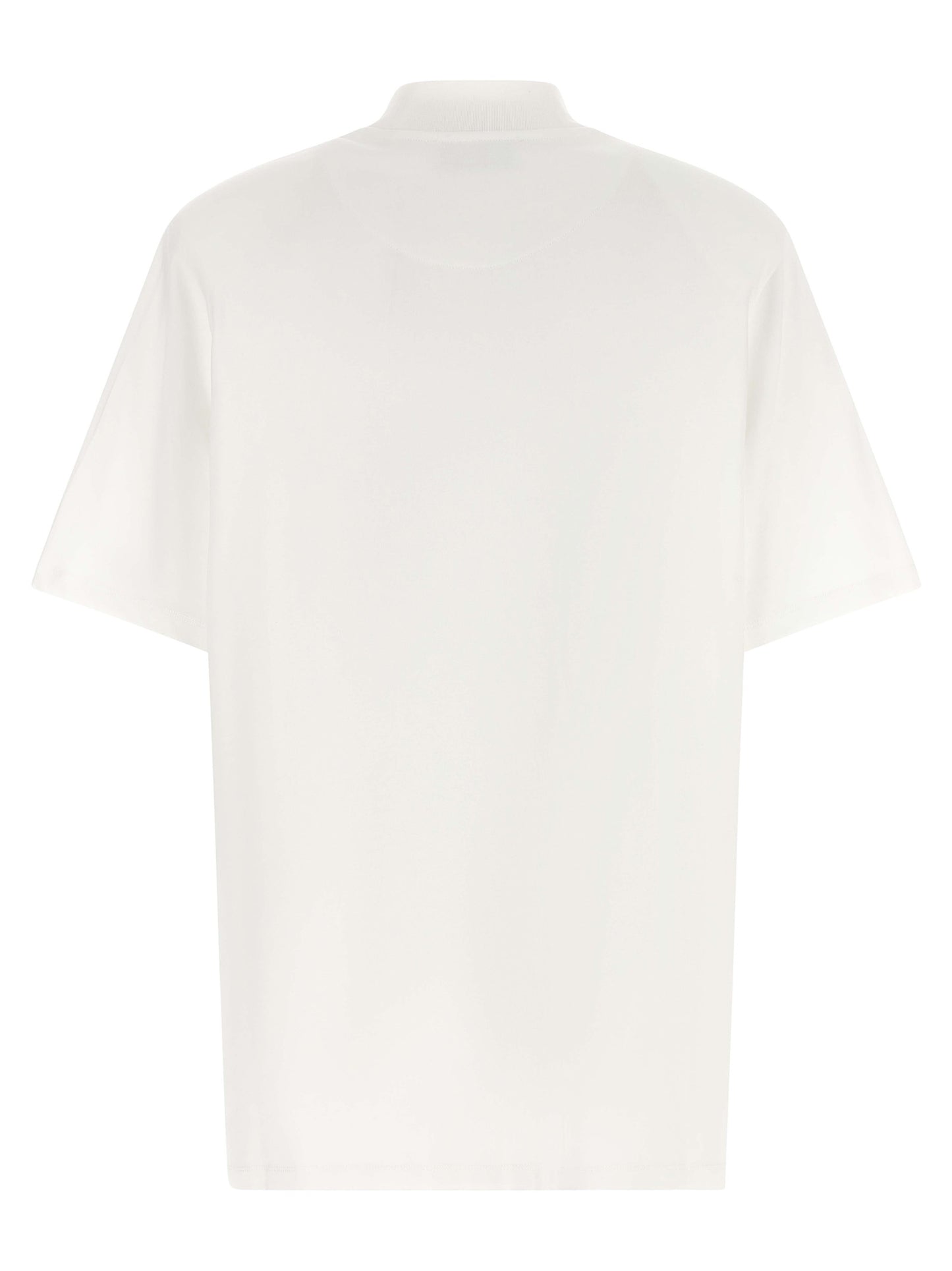 T-Shirt by The Attico for women in cotton white features an on trend silhouette, perfectly showcasing a on trend and mock neckline for an elevated aesthetic.