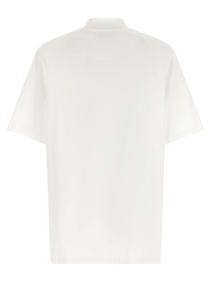 T-Shirt by The Attico for women in cotton white features an on trend silhouette, perfectly showcasing a on trend and mock neckline for an elevated aesthetic.
