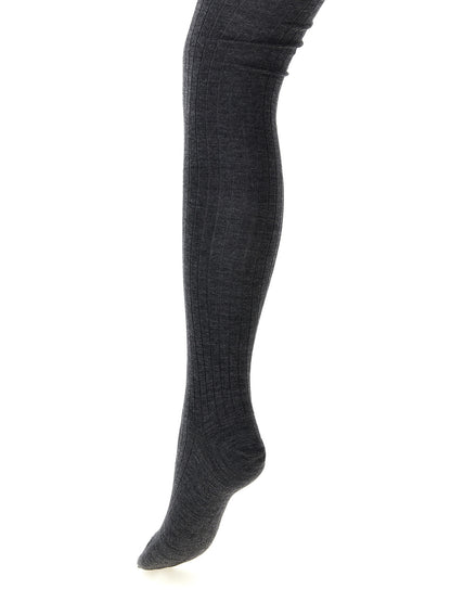 Socks by Jil Sander for women in polyamide wool gray features an utilitarian chic finish from the Women's Polyamide Wool Socks collection, offering an utilitarian chic fit that ensures sophisticated comfort.
